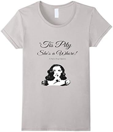 Womens TISPITYPOP - UNMASKED MISTRESS T-SHIRT Medium Silver
