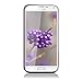 kwmobile TPU SILICONE CASE for Samsung Galaxy S5 / S5 Neo / S5 LTE+ / S5 Duos Design flowers Yin Yang white violet - Stylish designer case made of premium soft TPU