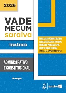 Livro Vade Mecum Administrativo e Constitucional -temático - 11ª Edição 2026