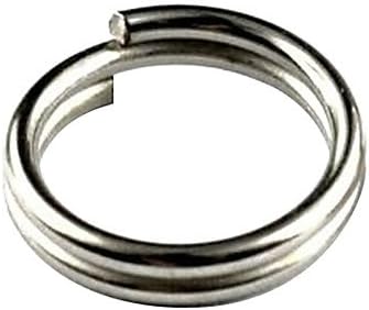 (NYY) 6mm 50 Pcs Pack Stainless Steel Split Rings For Blank Lures Crankbait Hard Bait