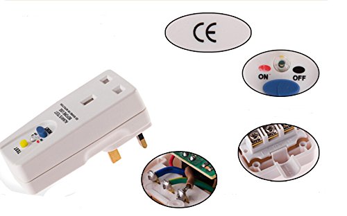 GutReise UK Safety RCD Socket Adaptor Home Circuit Breaker Cutout