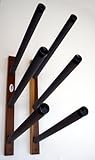 Surfdogz - 3 SUP, Steel Peg / Wood Base Wall Rack Set