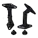 VideoSecu 2 Satellite Speaker Wall Ceiling Mounts Brackets 1EH (Black, 2 Pack) primary