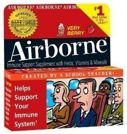 Airborne Immune Support Supplement - Very Berry - 36 Effervescent Tablets (2 Pack!)