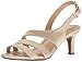 Naturalizer Womens Taimi Strappy Mid Heel Slingback Dress Sandals,Champagne Beige Satin,9 M US