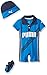 PUMA Boys' 3pc Romper Hat and Socks Set