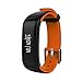 LEMFO P1 Bluetooth Waterproof Fitness Tracker with Heart Rate Monitor and Blood Pressure Sports Smart Wristband Pedometer Smart Bracelet Call Reminder Smart Band For Android iOS (Orange)