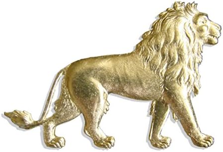 Walter Kunze Design 4-Piece Dresden Lion, Gold