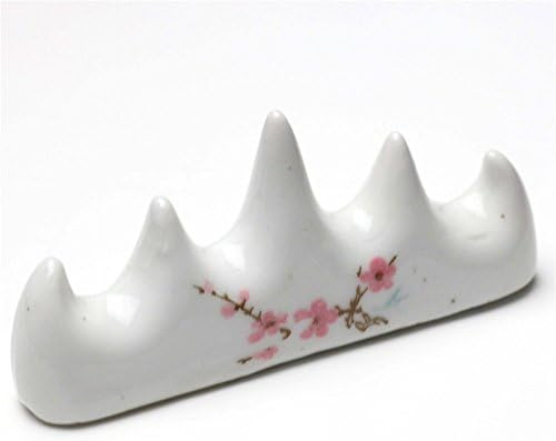 Calligraphy Brush Sumi Pens Calligraphy Brush Rest Holder For Two Pens Ceramics Plum Flower Professional A Great Classical Chinese Traditon Art From Ming Dynasty (Brush Rest Holder 01)