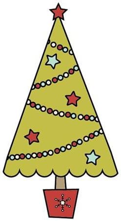 Christmas Tree Santas Little Helper Snag 'Em Stamp (Imaginisce)
