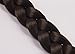 MERRYLIGHT Unique Design Hair Bun Braided Headband (Medium Brown-8#)