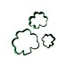 St. Patrick's Day Shamrock Plastic Cookie Cutters, 3 Ct. | Party Accessory
