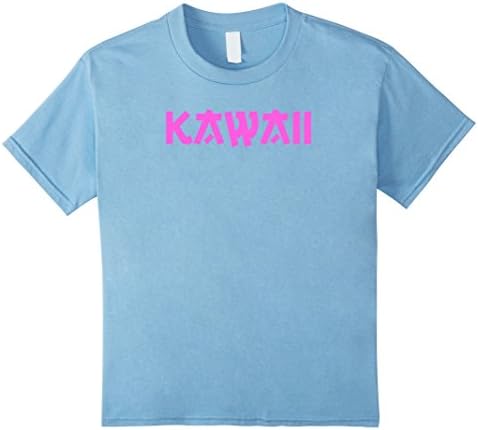 Kids Cute Kawaii Japanese Pop Culture T-Shirt for Anime Fans 4 Baby Blue