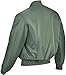 Valley Apparel LLC Made in USA Men's MA-1 Nylon Flight Jacket, Sage Green, XL