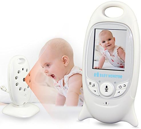 BW New 2.0 inch Wireless Digital Baby Monitor Camera Audio Video Security Baby Monitor with 8 LED Night Vision, 2 Way Talk
