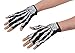 Fingerless Skeleton Gloves - Black