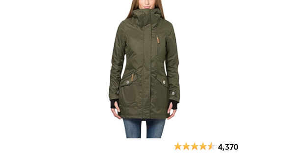 green coat with hood