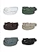 CTM® Men's Elastic Braided Belt with Covered Buckle (Big & Tall Available), Medium, Black