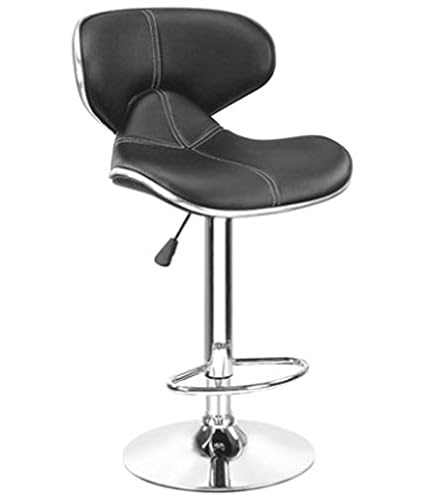 Mbtc Horse Bar stool Cafeteria Chair in Black