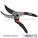 iGarden Traditional Bypass Pruning Shears Garden Scissor Heavy Duty - Lifetime Warranty