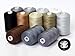Sewing Thread kit Spools Finest Quality Sewing All Purpose 100% Pure Cotton Thread - 1000 Yard Spools (Suit 10)