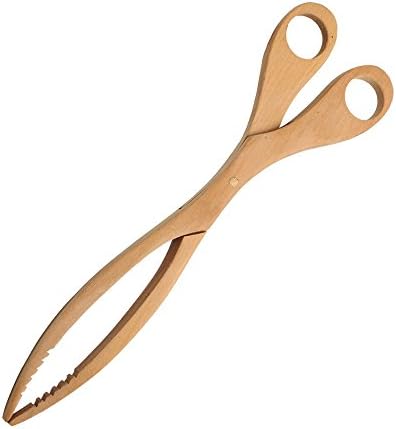 Wansu wooden Bread food Toast Tongs Barbecue clip