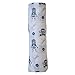 Lulujo Baby Cotton Muslin Swaddle Blanket, Robots, 47 x 47-Inch