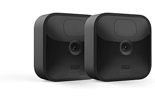 Blink Outdoor - wireless, weather-resistant HD security camera, two-year battery life, motion detection, set up in minutes –