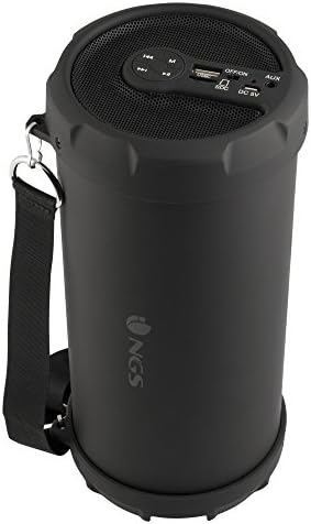 NGS Roller Flow 20W Bluetooth Speaker with FM Radio, USB Port, AUX Input and MicroSD Slot Model ROLLERFLOW