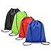 Bonaweite Drawstring Bags Bulk for Women, Large Nylon Gym String Gift Backpack for Tie-dye