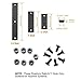 Keymod Rail, ApicalLife 5-Slot 7-Slot 13-Slot Lightweight Picatinny Rail Section for Keymod Handguard Mount Rail System with 3 Allen Wrench & Solid-Style & Replacement Screws and Nuts, 3 Pack