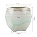 T4U 2 Inch Small Ceramic Succulent Planter Pots with Drainage Hole Set of 6, Mini Pots for Succulent Cactus Porcelain Sagging Glazed Handicraft Gift Best for Home Office Table Desk Decoration