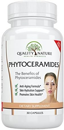 Phytoceramides 350 Mg, Plant Derived - With Vitamins A, C, D , E , Advanced Anti-aging - Skin Care Supplement - Gluten Free Offered By Quality Nature. by Quality Nature