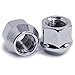 M CARKUMI Mastiff 11309 Open-End, M14x1.5 Thread, Triple-Chrome Finish, Bulge Acorn Lug Nut Set (Pack of 24)