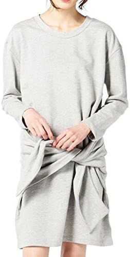 Amazon Rose Bud ローズバッド Seeds Of California For Rb腰巻き風フェイクワンピース カラー グレーミッド Grey Mid ワンピース チュニック 通販