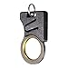 Keychain - TOOGOO(R) EDC Cut Rope Device Lap Belt Cut Thumb Grip Keychain Survival Outdoor Tool 4.5X2.5CM Black