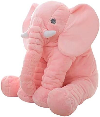 KSBRO Stuffed Animals Plush Toy Pillow Cute Elephant Throw Pillow Decorative Pillow Gift 60cm 23.6inch (Pink)