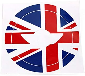 HANO Car Steering Wheel Center Un Sticker Decal For MINI COOPER JCW S Countryman R55 R56 R57 R58 R60 R61 Paceman Accessories : Red Un