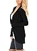 Astylish Womens Long Sleeve Open Front Soft Knit Cardigan Loose Oversized Sweater Coat Black