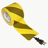 Pro Tapes Cable-Path Cable Path Tape: 4 in. x 30 yds. (Yellow with Light Black stripes)