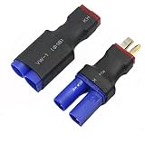 powerday EC5 to T-Plug Deans Female Male Adapter Connector Ultra Compact for RC(Both Two Types)