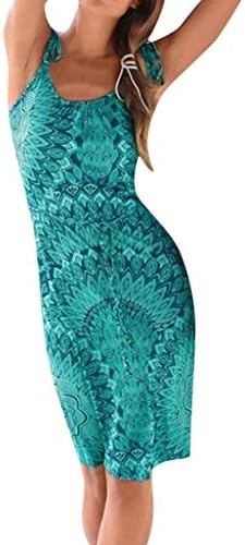 AM Clearance Summer Ladies Dress Fashion Women Casual Bohemia Printed Sleeveless Maxi Party Beach Dress Sundress for 2019 New Trend Pencil Peplum Pleated Shirt Slim fit Shirt Beige