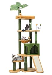 YITAHOME Tall Cat Tree Tower with Leaves for Indoor