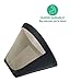 Crucial Coffee Washable & Reusable Coffee Filter # 4 Cone Fits Black & Decker, Braun