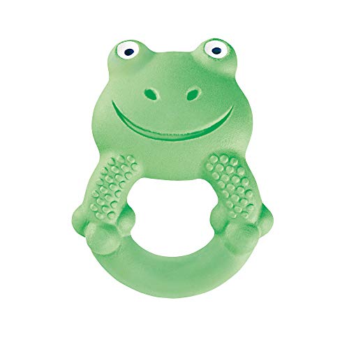 MAM 'Friends' Collection Teething Toys, Max The Frog 100% Natural