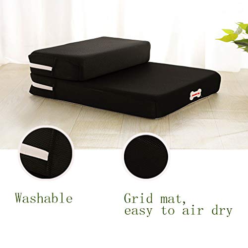 Ship from USA - Sttech1 Soft Pet Stairs, 2 Step for Cats/Dogs, Portable Mesh Cotton Pet Steps Home Stairs, Best for Dogs and Cats