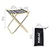PORLAE Folding Camping Stool Ultralight Portable Chair for Outdoor BBQ Fishing Hiking Backpack Travel Little Stools with Carry Bag Holds Up to 200 LBSthumb 3