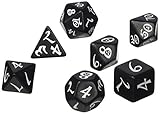 Classic RPG Dice Black/White (7) Board Game