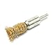 7pc Brass Wire polishing Brush Wheel & Cup Set brass cup brush with 1/4-Inch Shank 0.13mm true brass wire