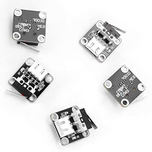 5 Pack 3D Printer Part Accessories Limit Switch Mechanical Switch Module Endstops Switch for RepRap CR-10 10S Ender 3 Pro S4 S5 Series by MXRS